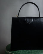 “CELINE” Early 80’s equestrian hardware top-handle bag