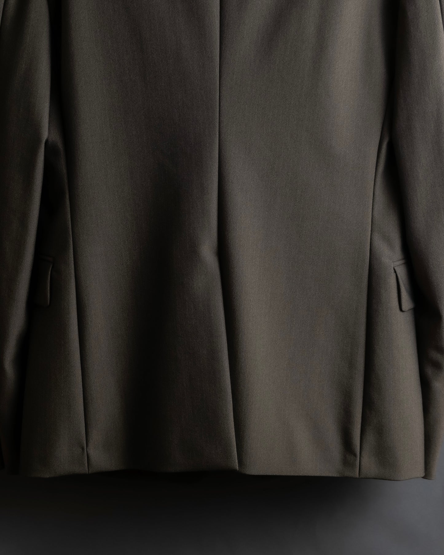 "PRADA" 3 button oversized tailored jacket