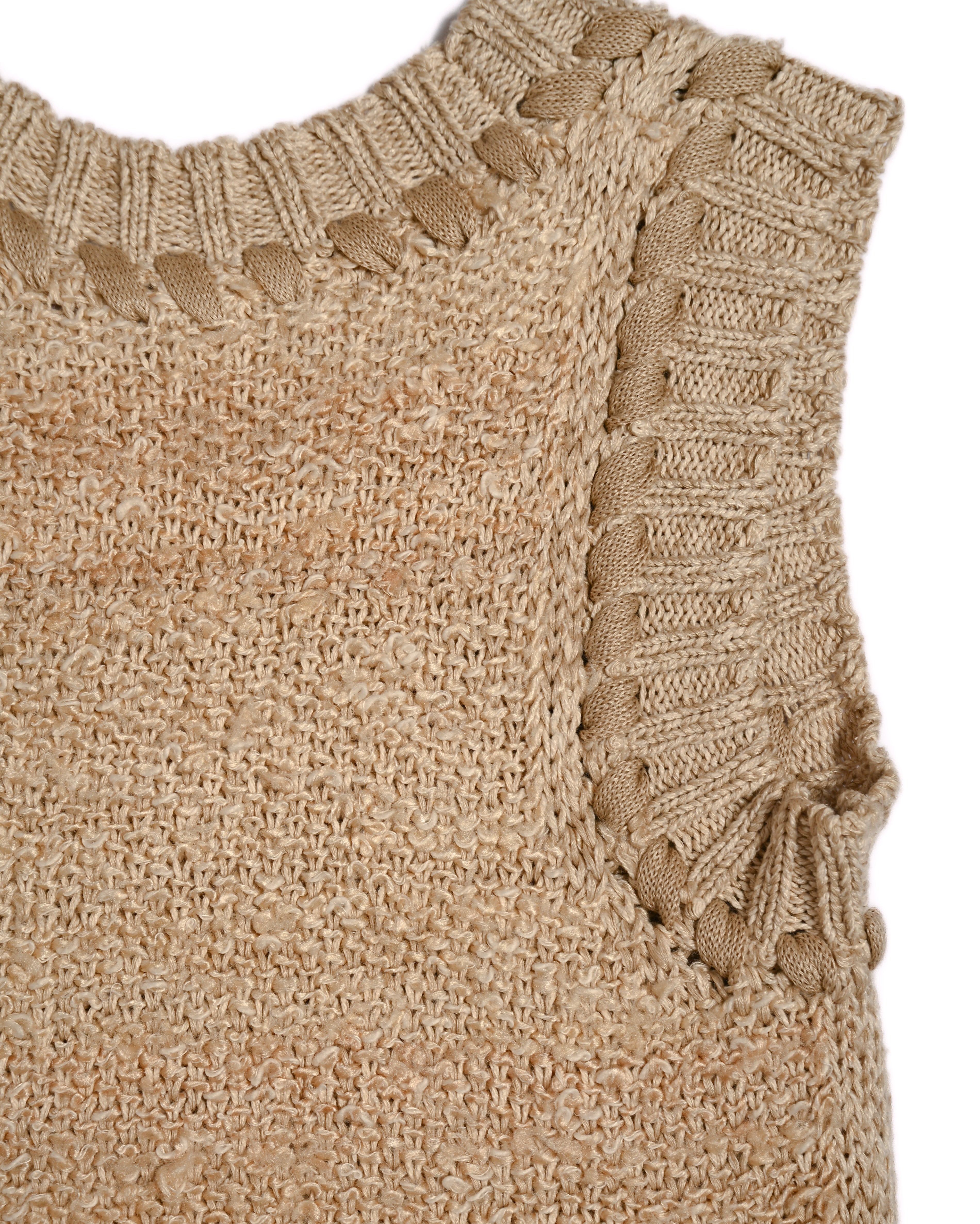 Chloe/ No Sleeve Knitting Vest