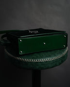 “GUCCI“ 90’s-00’s pony hair structured shoulder bag