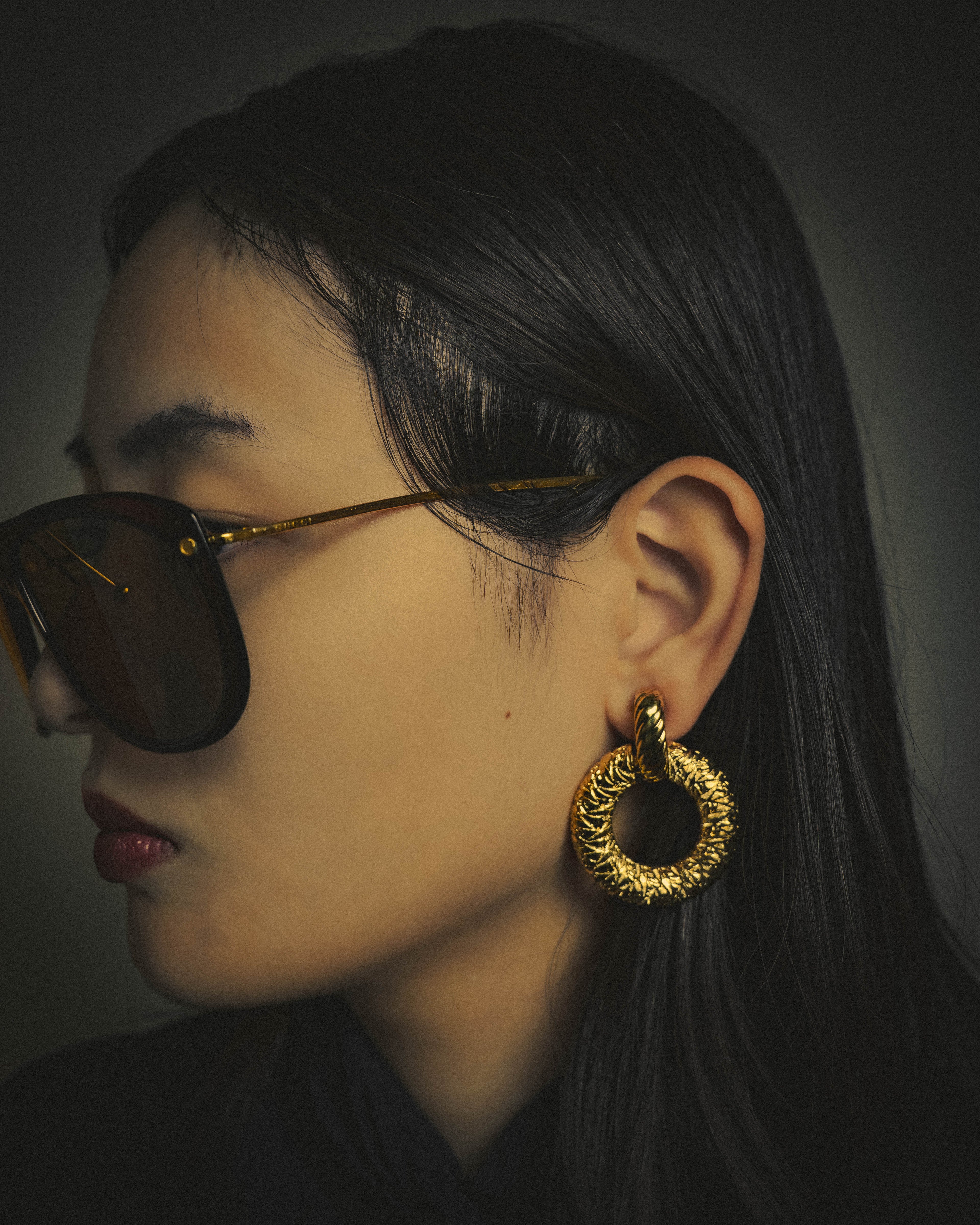 –SPECIAL– "GUCCI" 70's-80's Oversized aviator sunglasses