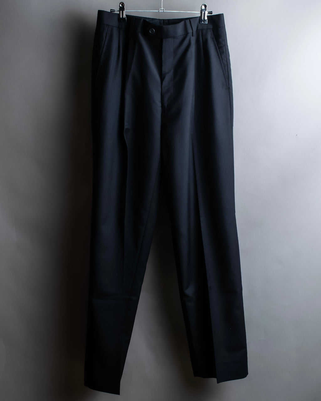 "Christian Dior" Mohair blend straight silhouette slacks