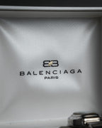 "BALENCIAGA" 2000’s bb logo tonneau bracelet watch