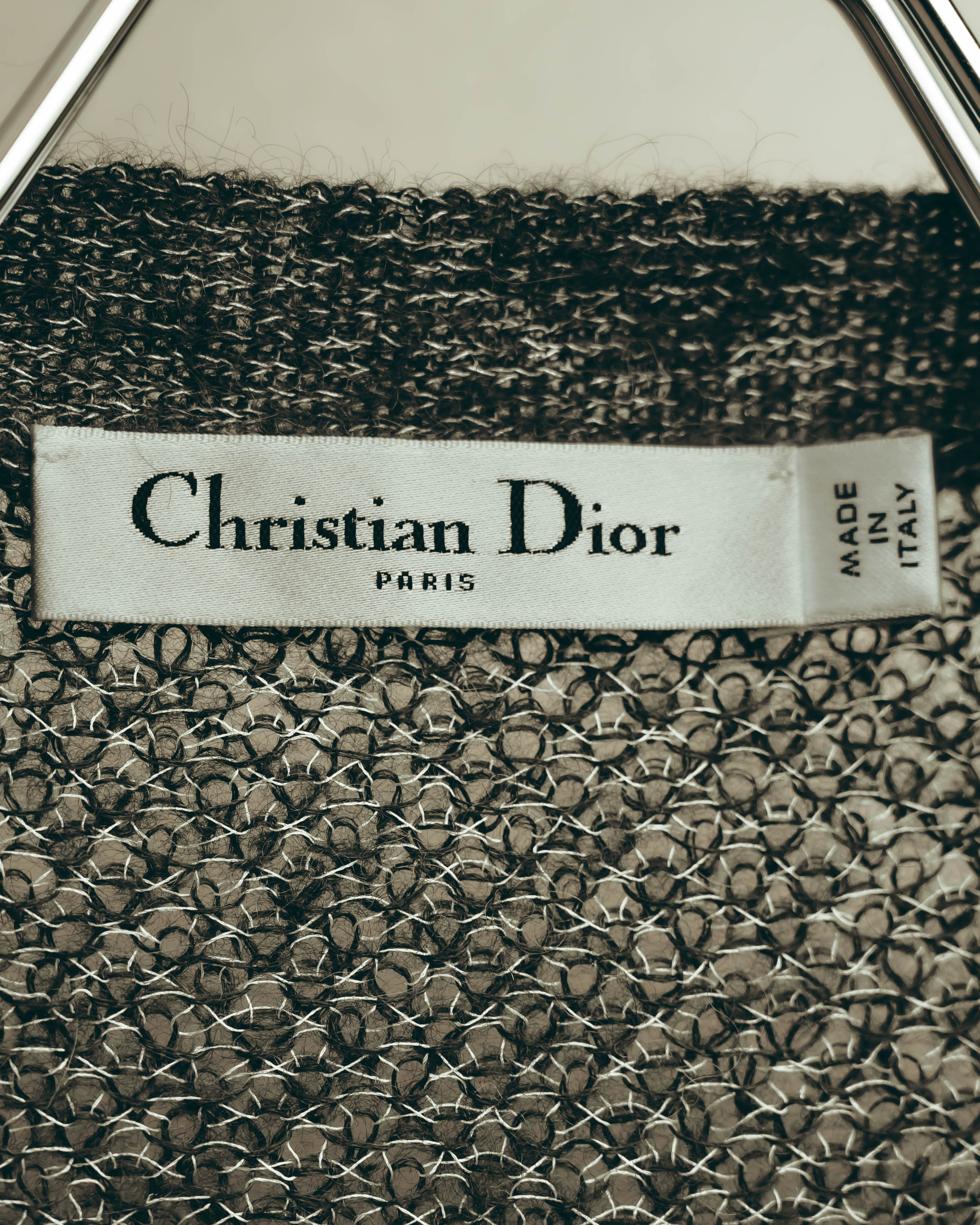 -SPECIAL- “Christian Dior” 2017-2023 Textured sheer knit ensemble