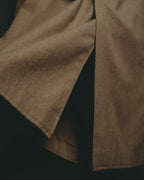 "Chloé" 70's-80's Wide-lapel double-breasted long coat