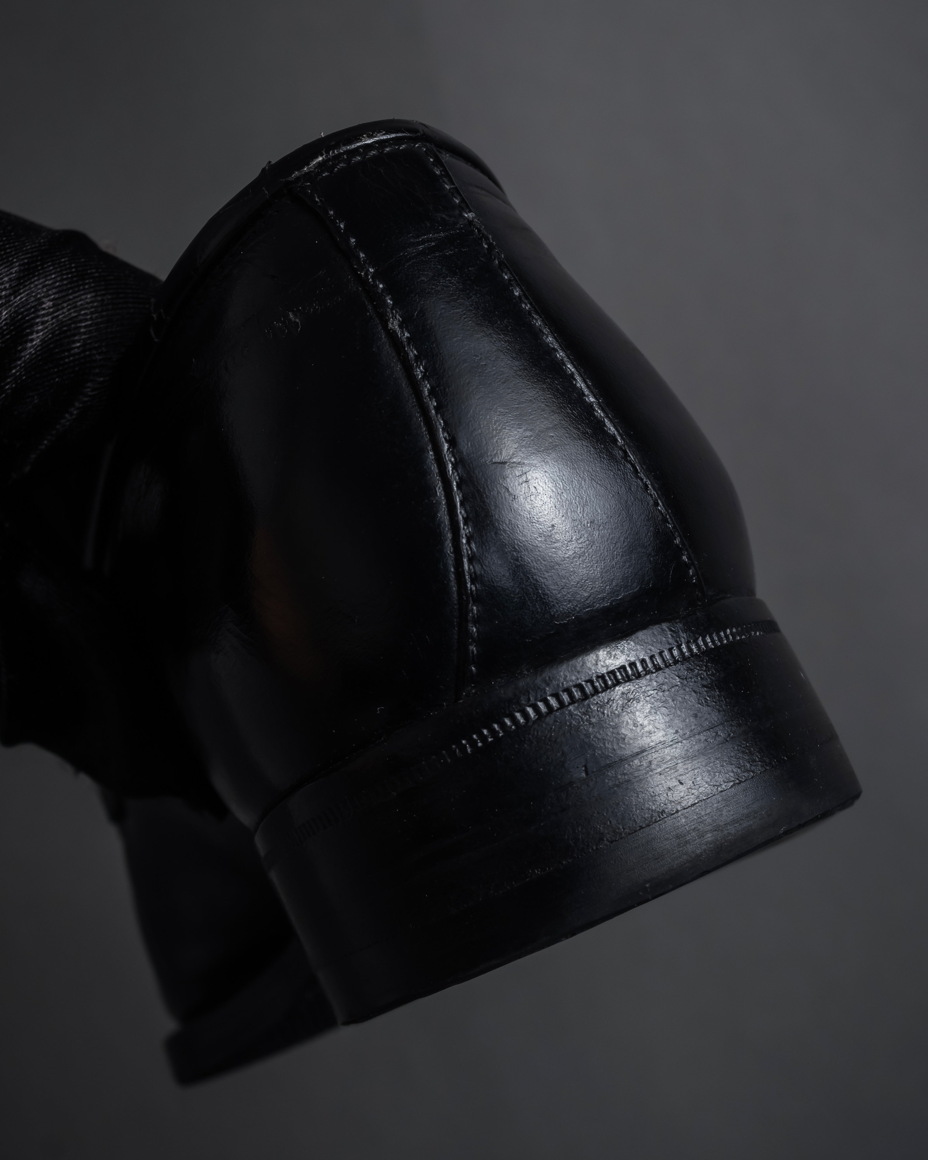 "GUCCI" 90’s classic leather penny loafers