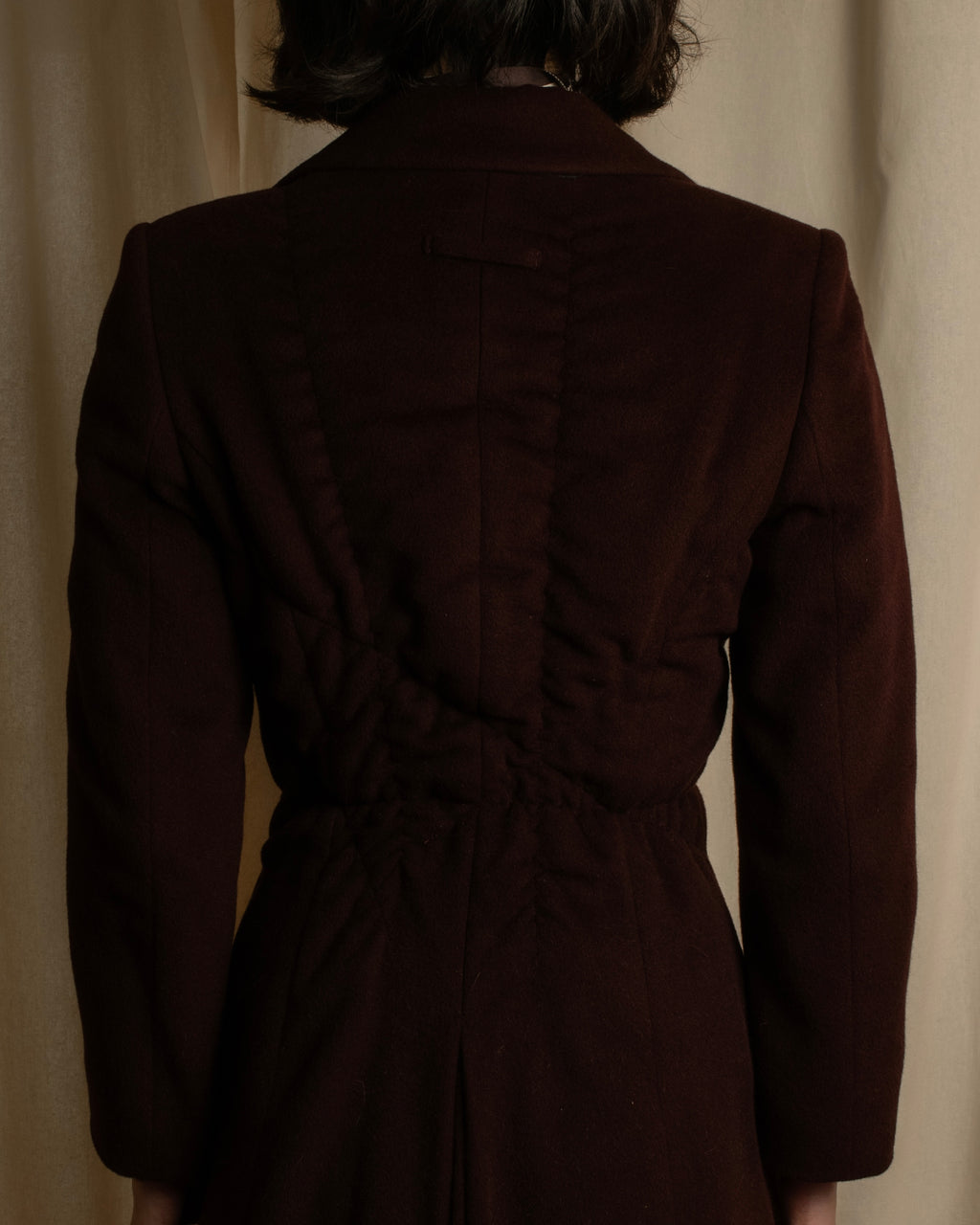 -SPECIAL- "JEAN PAUL GAULTIER"
 1990's-00's Gathered tuck shape design long coat