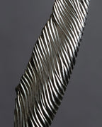 "Christian Dior" Relief motif silver 925 brooch