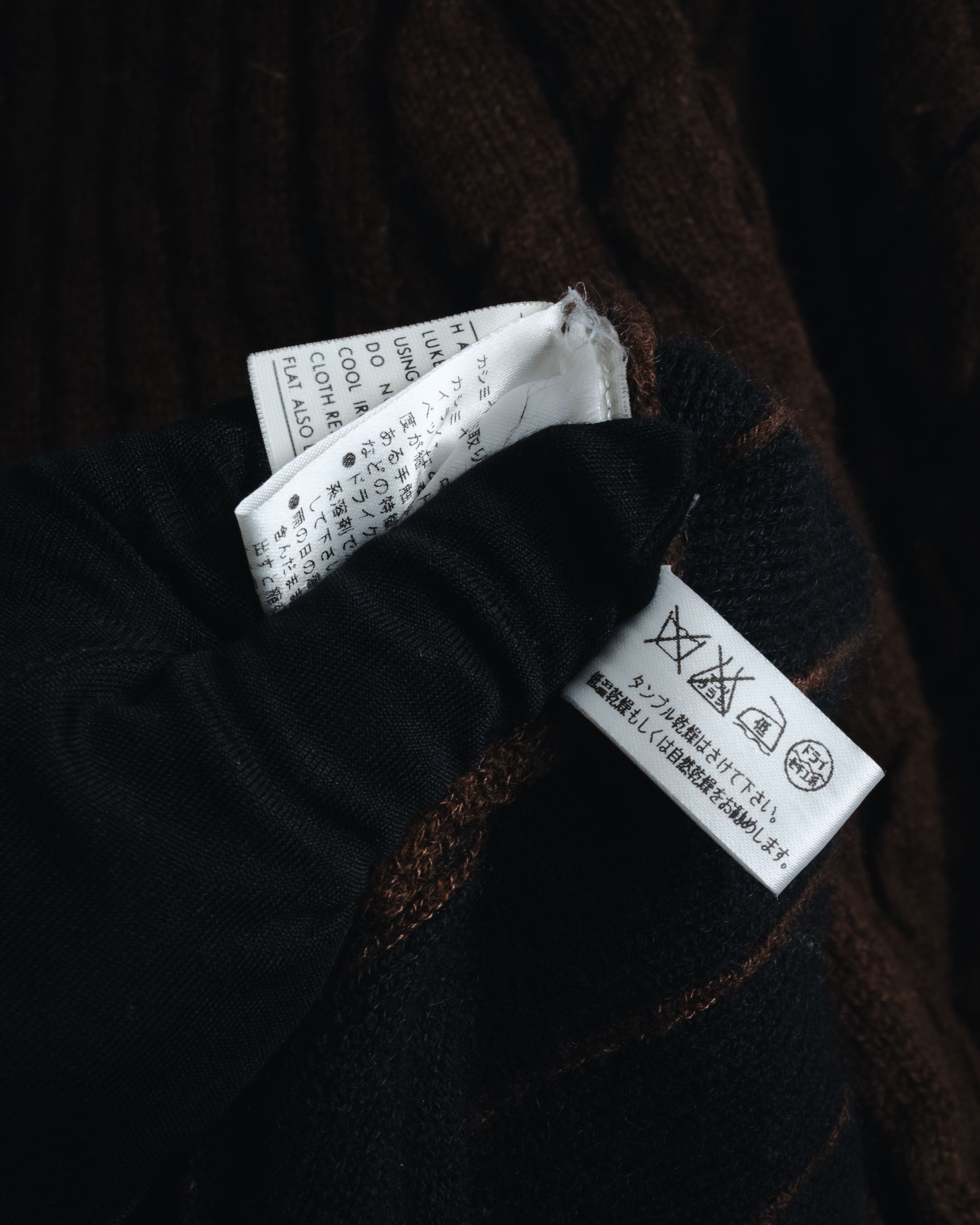 "Salvatore Ferragamo" 00’s Cashmere blend shawl-collar knit cardigan