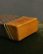 "Yves Saint Laurent" 70's-80's Vintage monogram canvas leather cigarette case