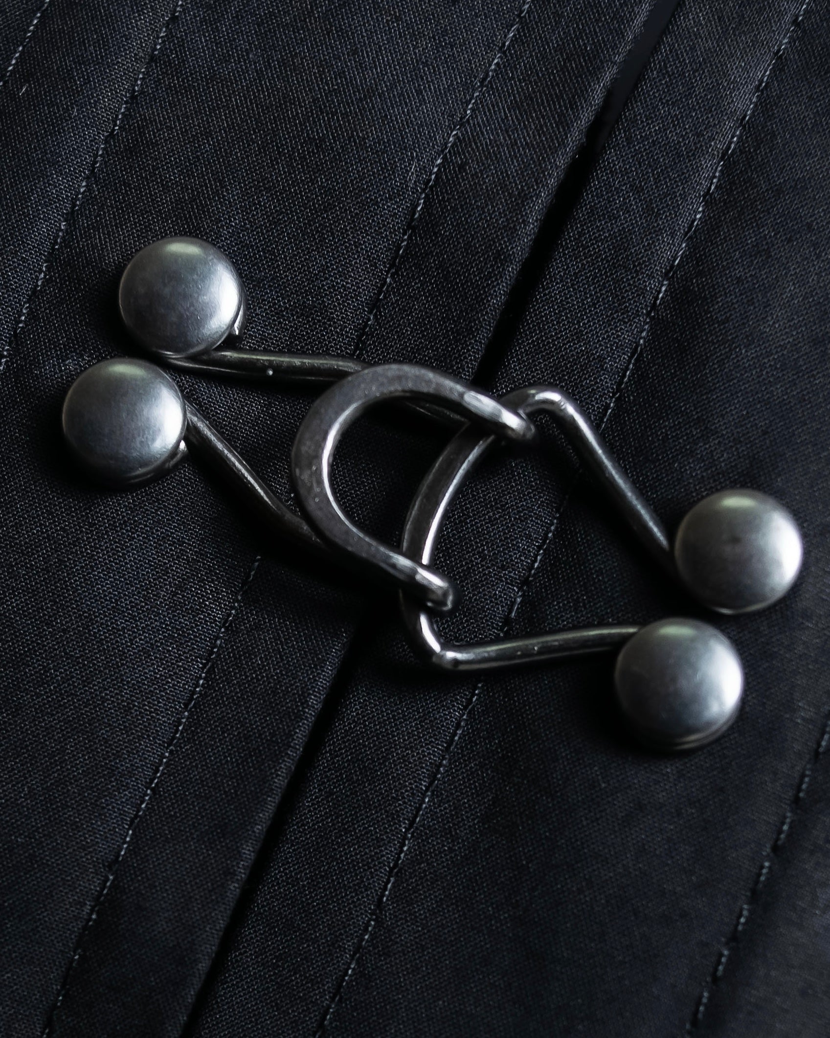 "KIMHĒKIM" Bondage corset belt design shirt dress