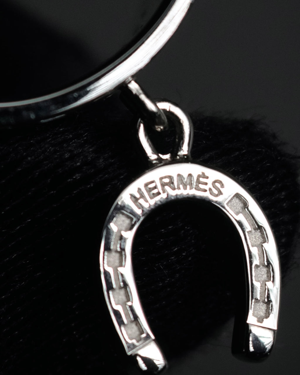 “HERMES” 2010’s Fetiche horseshoe charm scarf ring