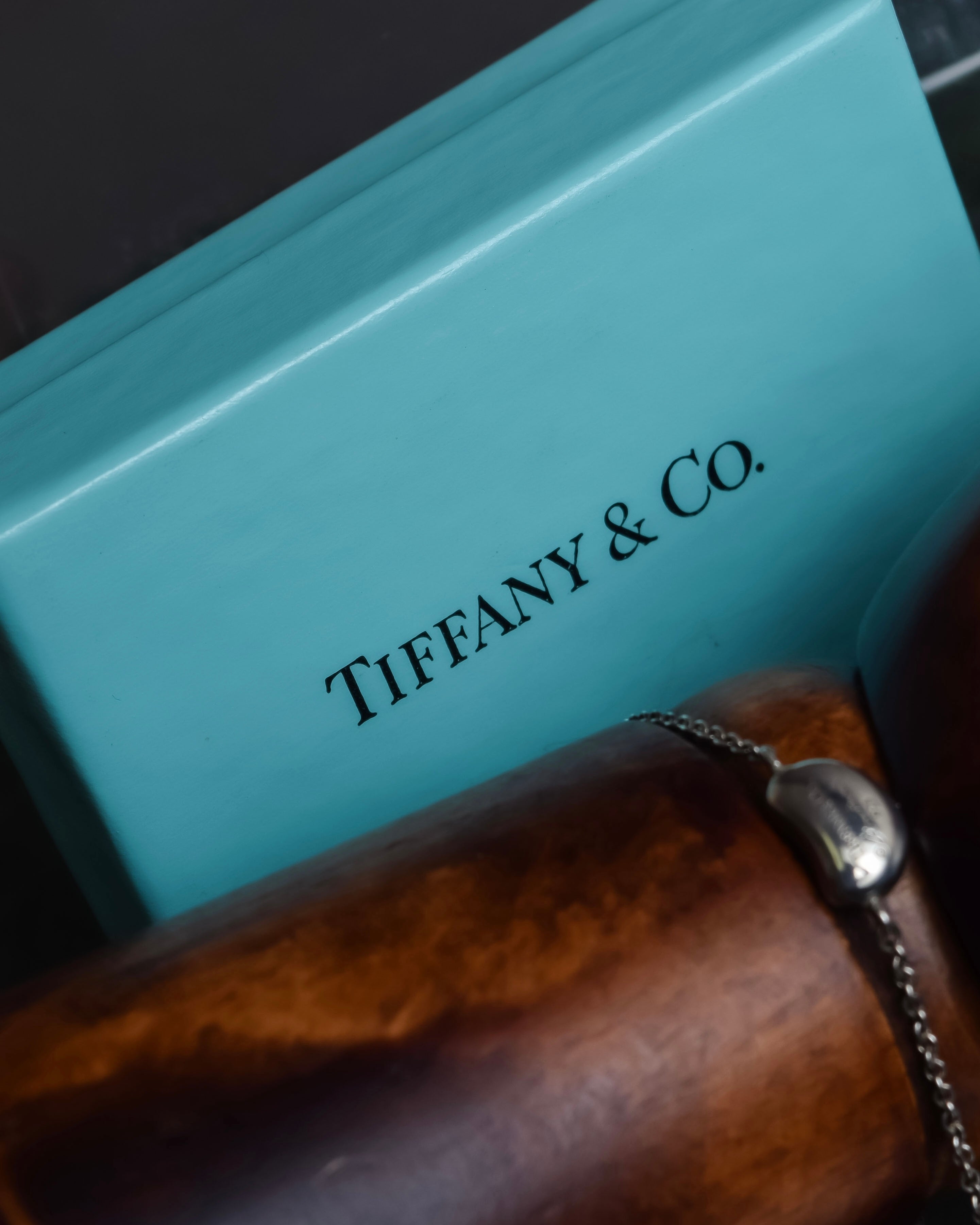 "Tiffany&Co" Beans motif silver bracelet