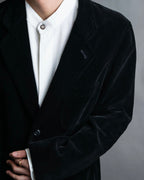 “Y’s for men” beautiful black corduroy single tailored jacket
