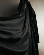 -SPECIAL- "Y’s" 2025's Discharge printed velvet long coat