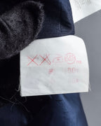 "LOEWE" 90's-00's Fly front silk shirt