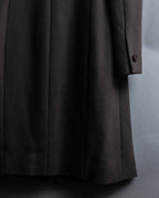"Christian Dior Boutique Paris" Beautiful waist-shape shawl collar long coat