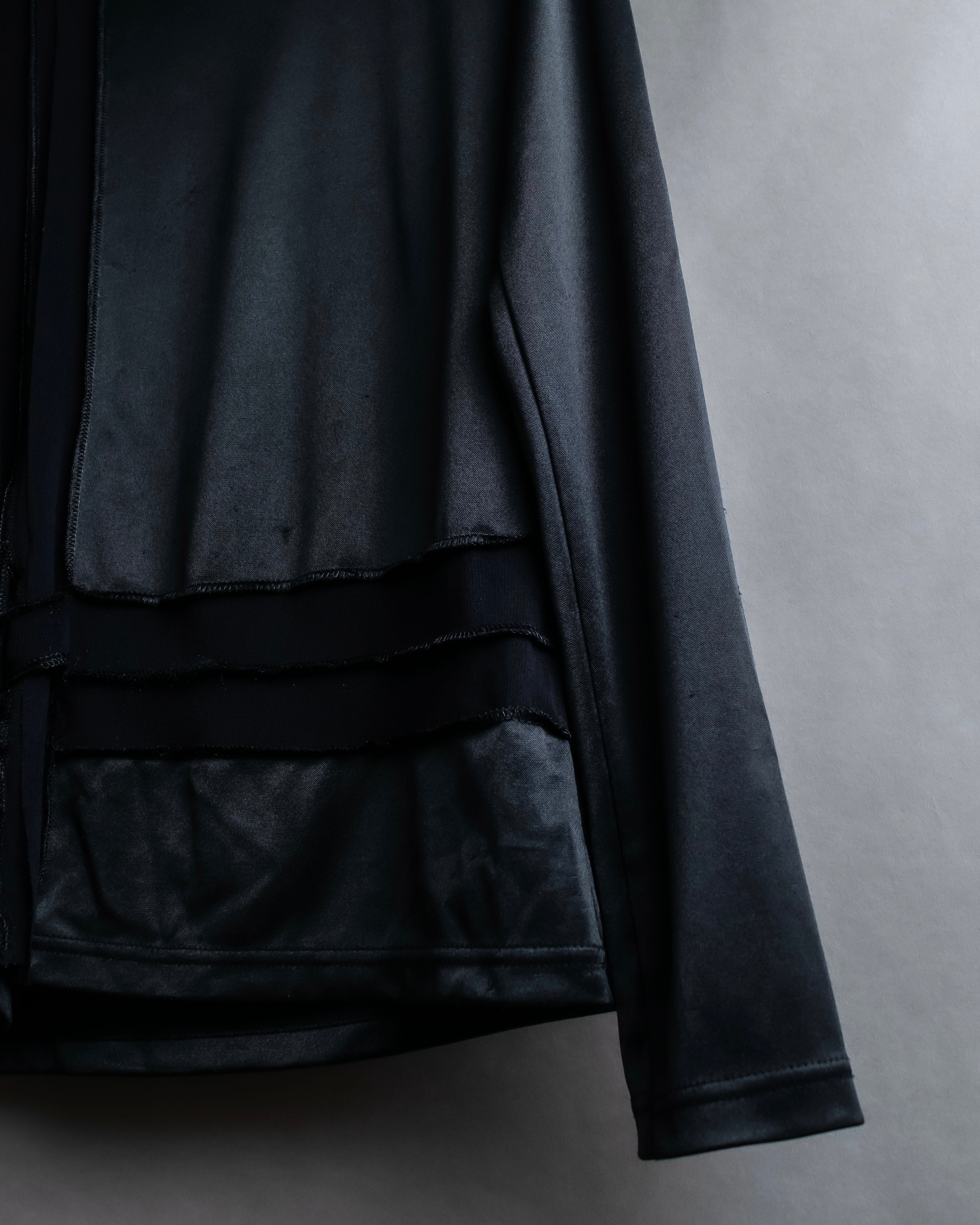 "JEAN PAUL GAULTIER FEMME" Sheer mixed material design pullover