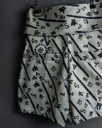 “BALENCIAGA” Number pattern designed shorts