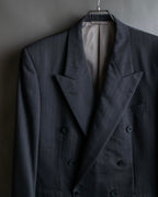 "CHRISTIAN DIOR MONSIEUR" Shadow stripe pattern classical formal detail set up