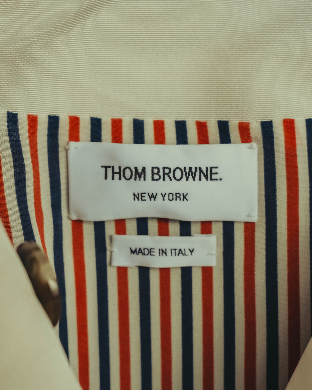 "THOM BROWNE" 2010's-20's Textured double breasted boucle coat