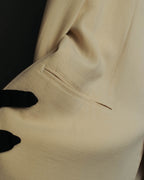 "Y's" 80's-early 90's Relaxed tailored wool skirt suit