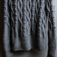 "JEAN PAUL GAULTIER" Cable knit design hooded pullover