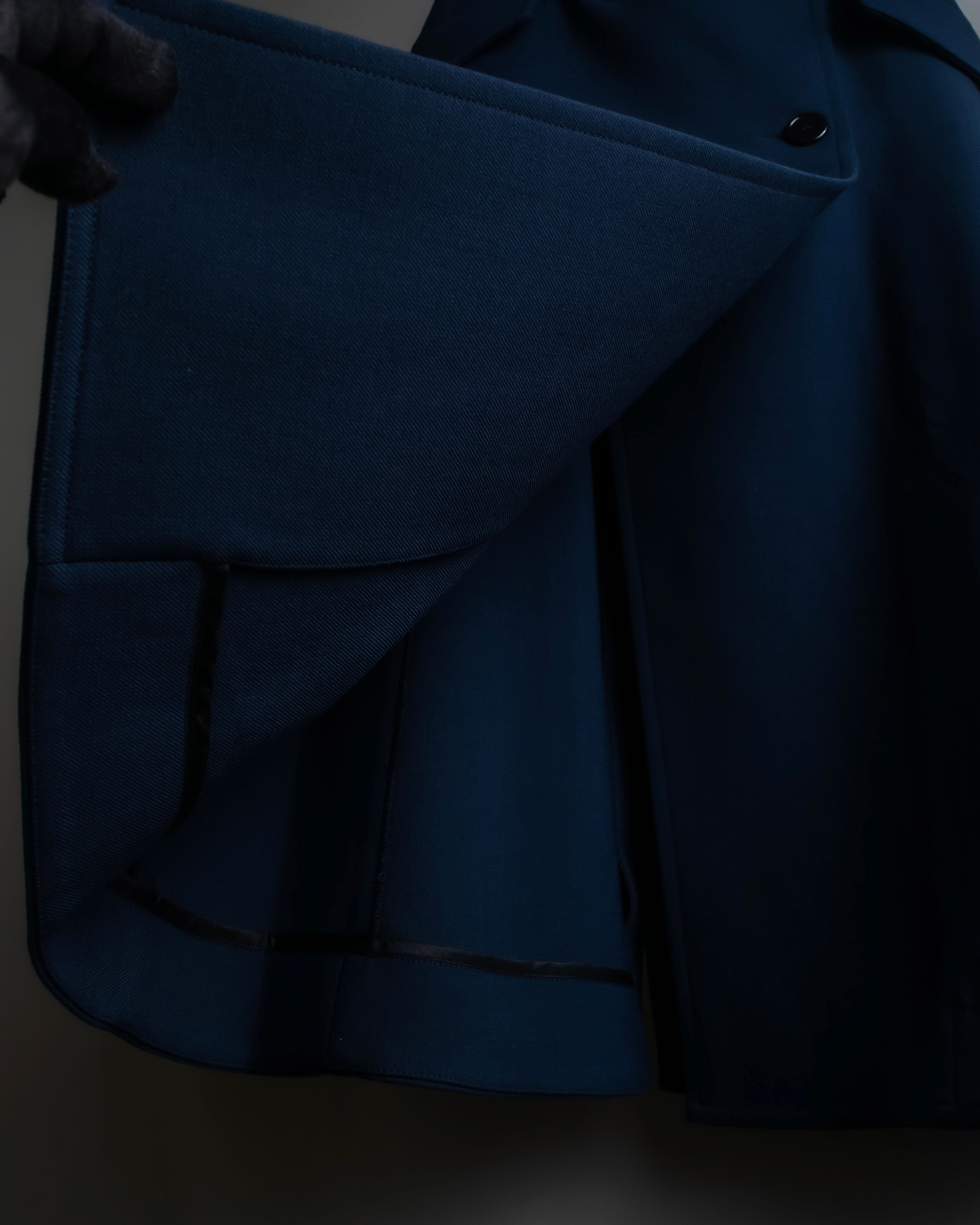 "MM6 MAISON MARGIELA" 20SS Beautiful navy trench skirt