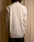 "COMME des GARCONS SHIRT" 01AW French cotton bowtie shirt