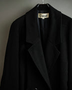 "Chloe" Peak lapel classically tailored chester coat