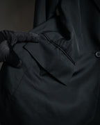 “GUCCI” Early 2000s satin peak lapel tailored jacket