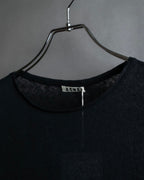 "Acne" Back＆sleeve cutting slit design pullover