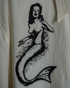 "PRADA" 22SS Sea fable motif print oversized shirt