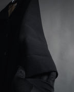 Abrigo de lana de sastrería minimalista de los años 90-00 de Dolce & Gabbana