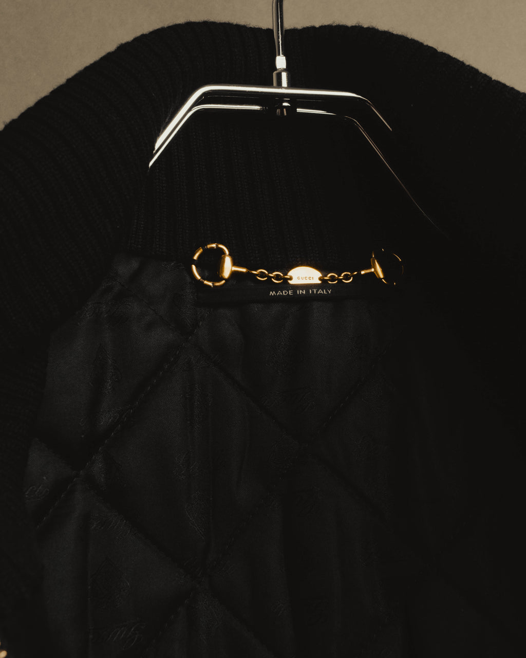 “GUCCI” Late 00’s military detail cotton long jacket