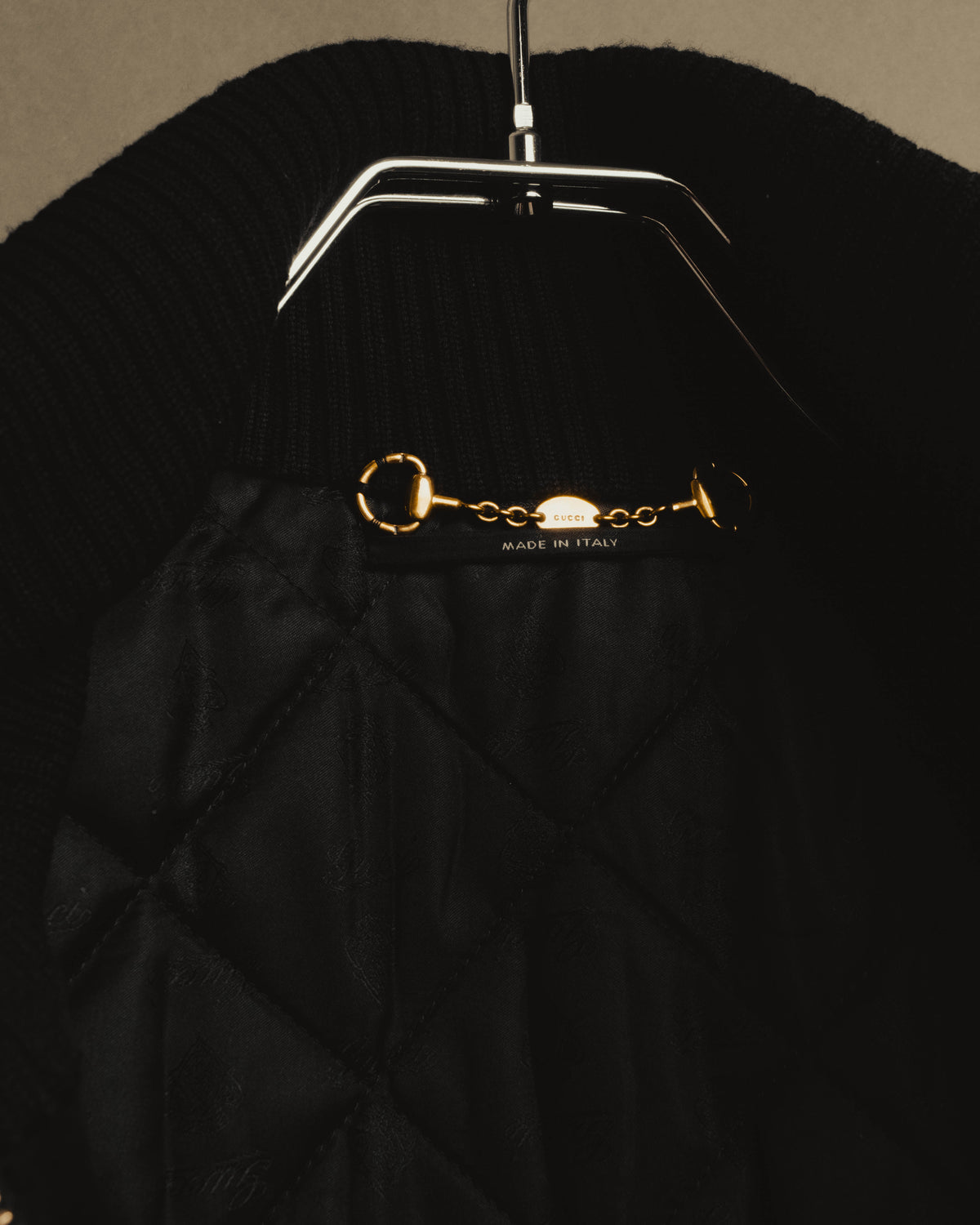 “GUCCI” Late 00’s military detail cotton long jacket