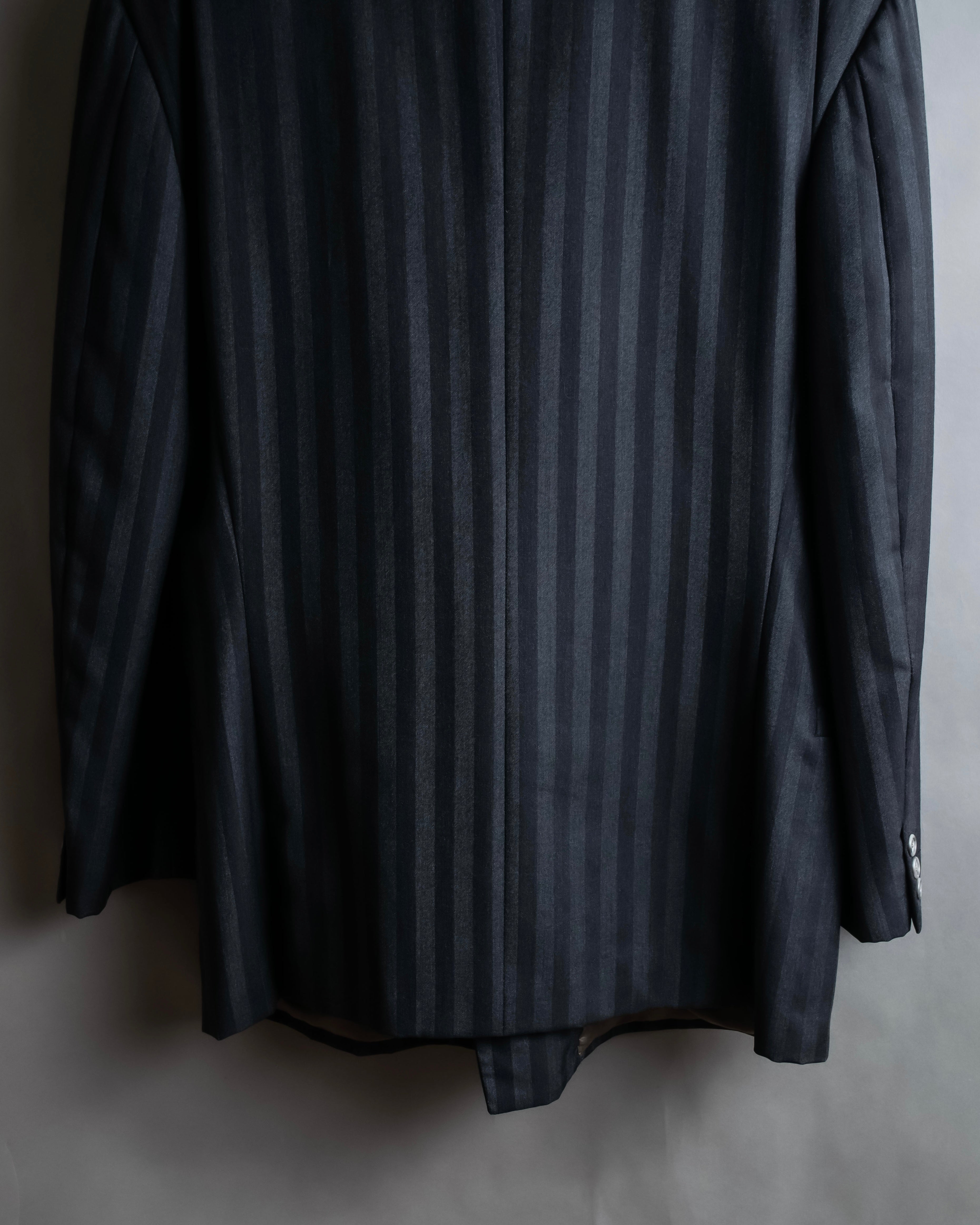 "GIANNI VERSACE" Striped classical tailored jacket