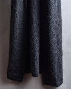 "Y's" 17AW Brushed wool super long knit cardigan