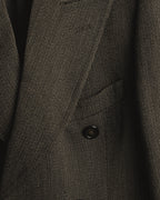 “GUCCI” Late 90’s-early 00’s military double breasted wool coat