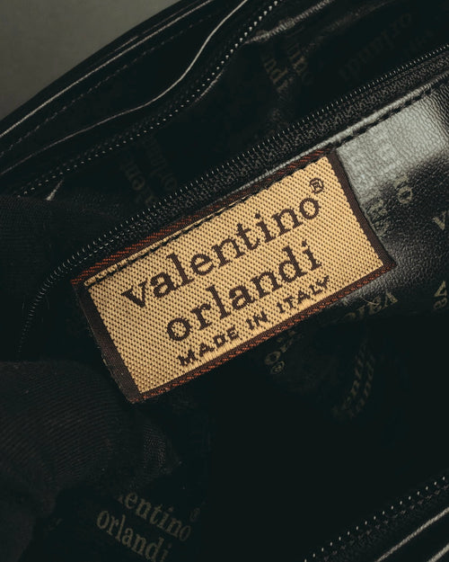 "Valentino Orlandi" 80's-90's Sculptural quilted leather shoulder bag
