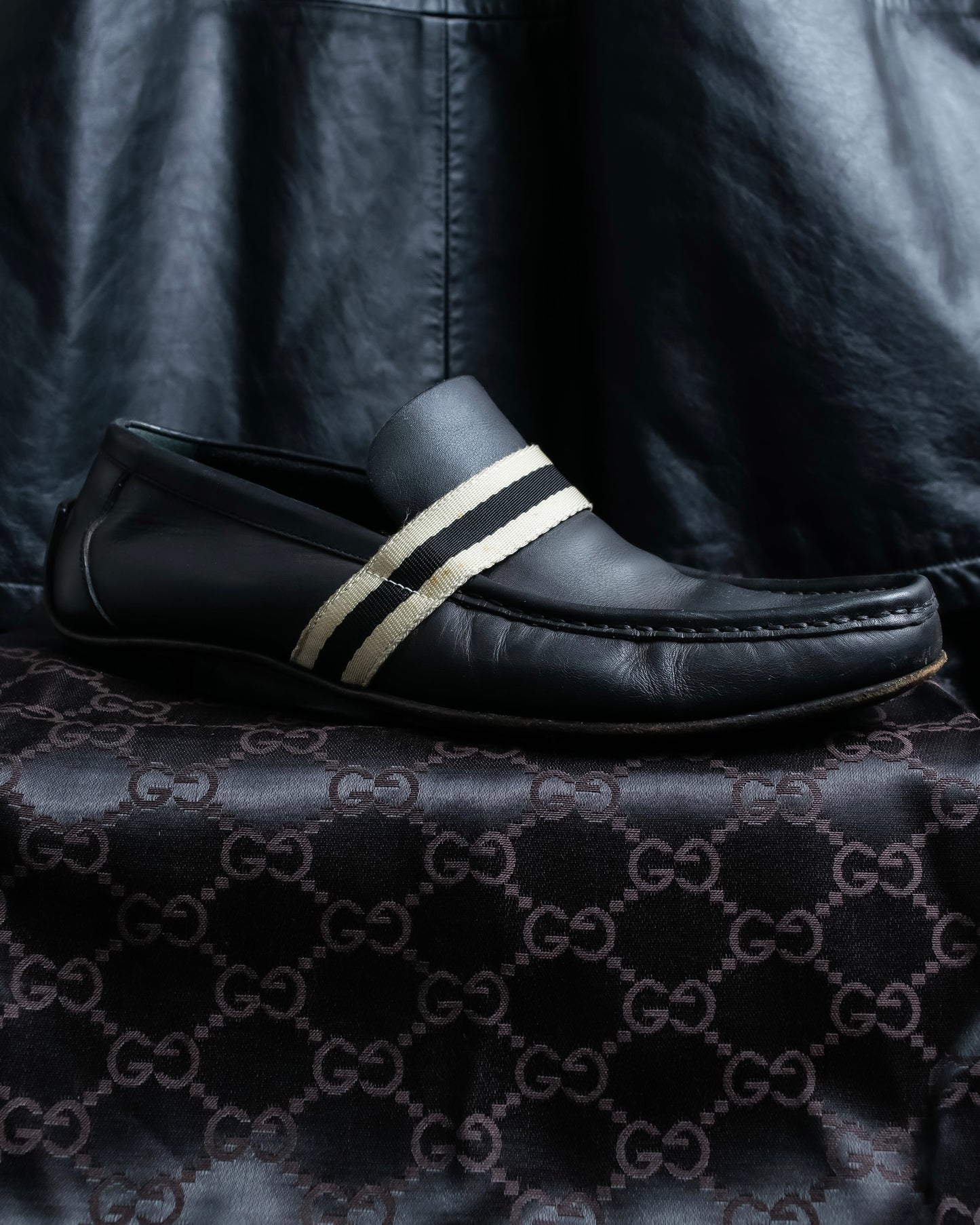 "GUCCI" Shelly line detail driving shoes