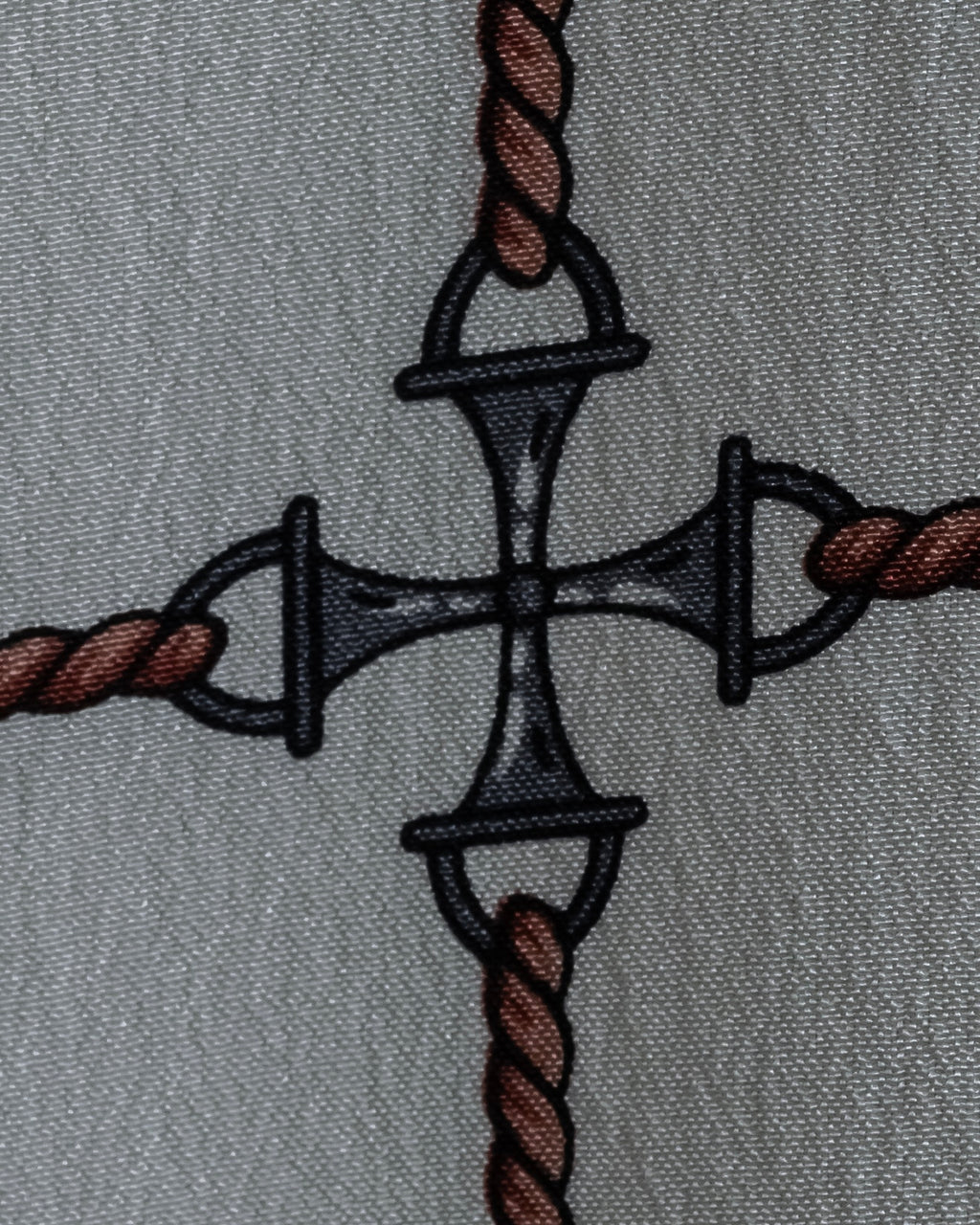 "CELINE" Horse-drawn carriage design silk scarf