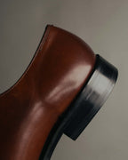 "BURBERRY LONDON" 00's-10's Sleek leather lace-up derby shoes