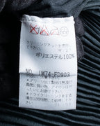 "ISSEY MIYAKE" Pleated vertical line shirt jacket