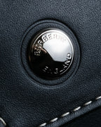 "BURBERRY" Suede switching design 2way shoulder bag