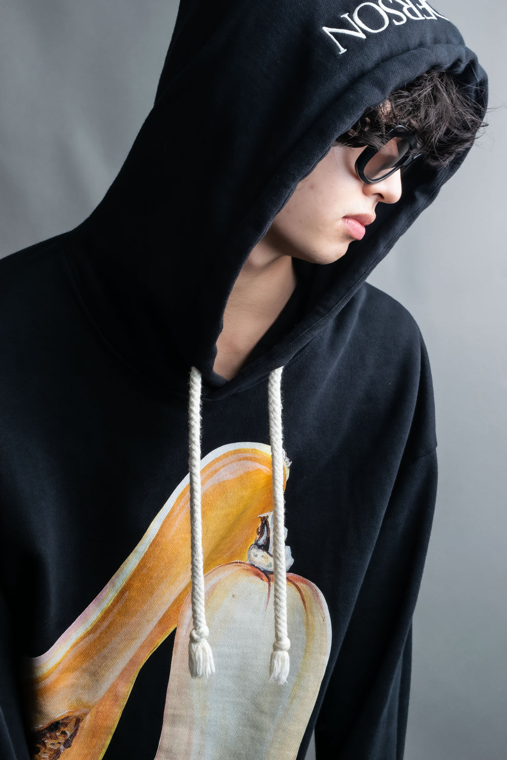 “JW Anderson” pear painted oversized hoodie