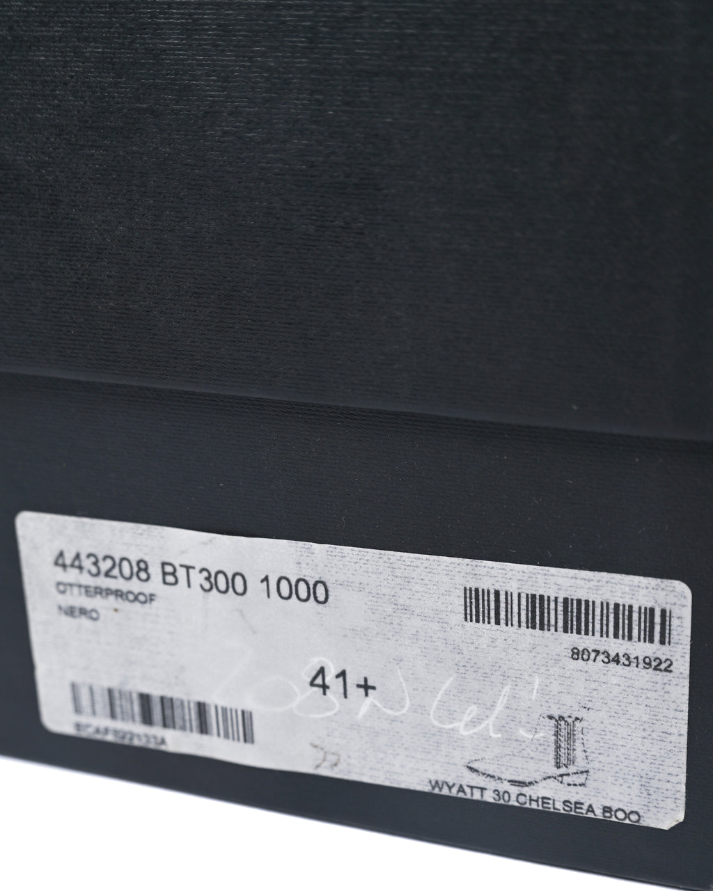 SAINT LAURENT PARIS/ “WYATT 30” Black Suede  Chelsea Heel Boots