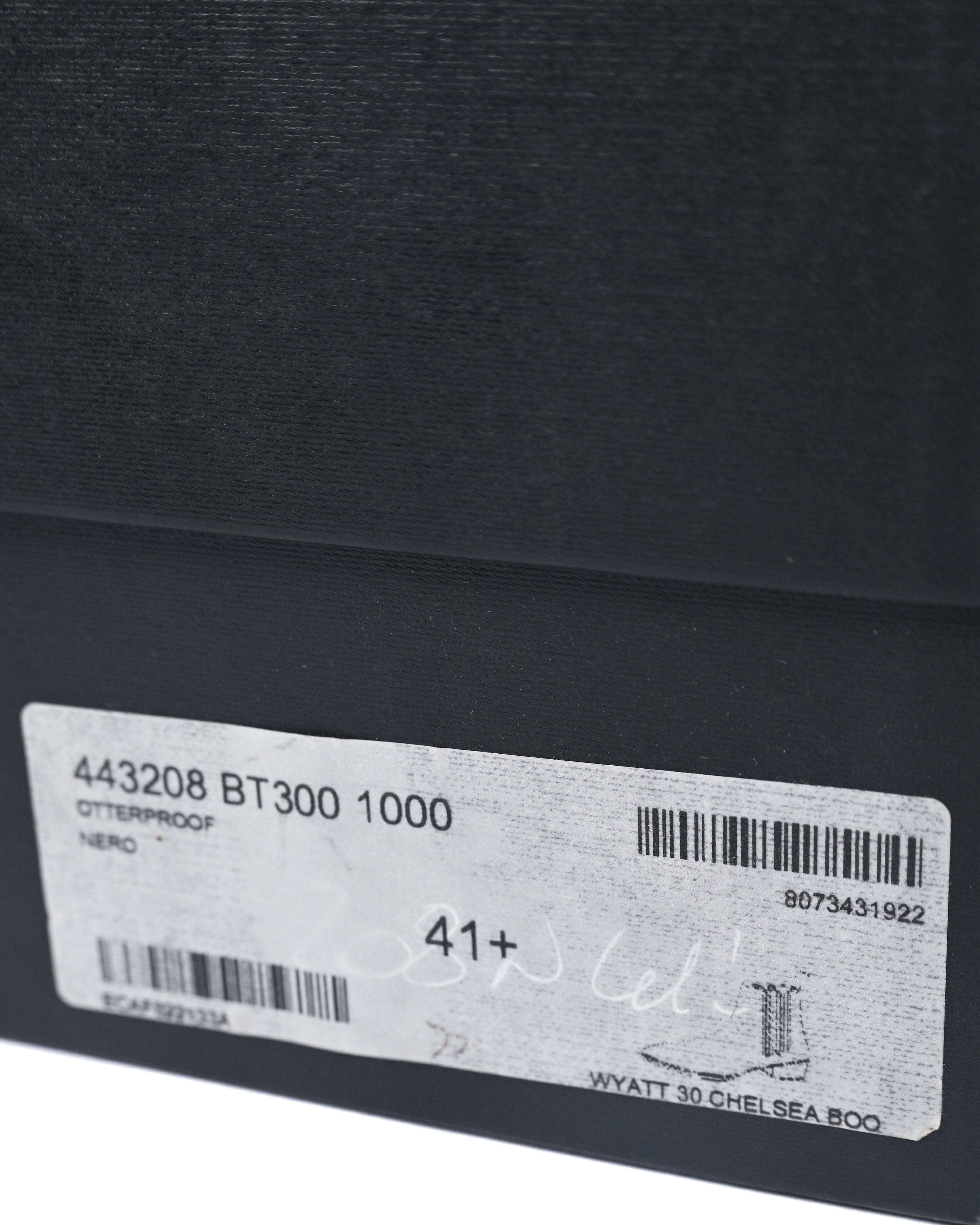 SAINT LAURENT PARIS/ “WYATT 30” Black Suede  Chelsea Heel Boots
