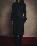 -SPECIAL- “Yves Saint Laurent rive gauche” 2001-2004 Suede lace-up safari dress