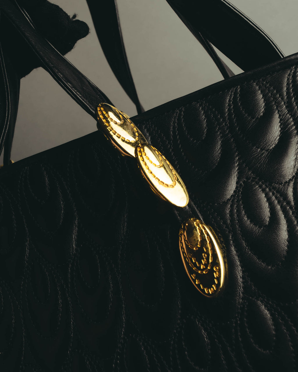 "Valentino Orlandi" 80's-90's Sculptural quilted leather shoulder bag